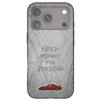 Picasee silikonowe czarne etui na Apple iPhone 17 Pro - Garage Scratch