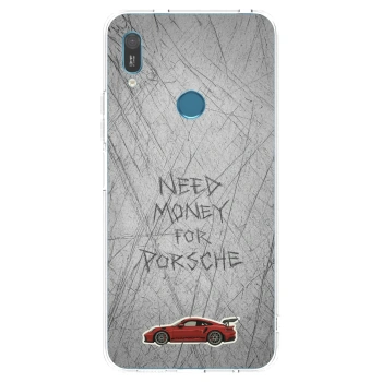 Picasee silikonowe przeźroczyste etui na Huawei Y6 2019 - Garage Scratch