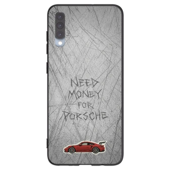 Picasee silikonowe czarne etui na Samsung Galaxy A70 A705F - Garage Scratch