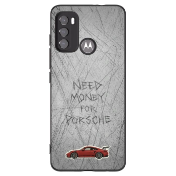 Picasee silikonowe czarne etui na Motorola Edge 60 5G - Garage Scratch