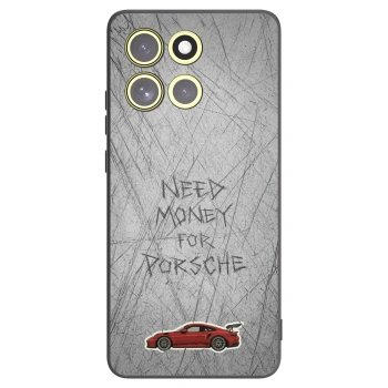 Picasee silikonowe czarne etui na Motorola Moto G86 5G - Garage Scratch