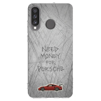 Picasee silikonowe przeźroczyste etui na Huawei P30 Lite - Garage Scratch