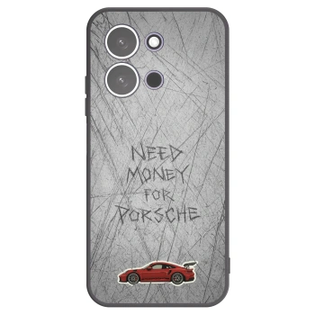 Picasee silikonowe czarne etui na Xiaomi Redmi 15C 5G - Garage Scratch