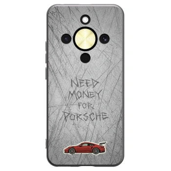 Picasee silikonowe czarne etui na Honor Magic8 Lite 5G - Garage Scratch