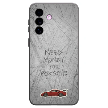 Picasee silikonowe czarne etui na Samsung Galaxy A57 5G - Garage Scratch