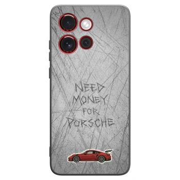 Picasee silikonowe czarne etui na Motorola Edge 60 Neo 5G - Garage Scratch