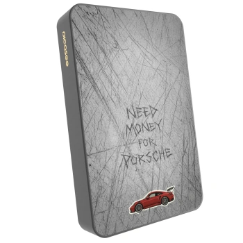 Picasee Powerbank z MagSafe 10 000 mAh Szary - Garage Scratch