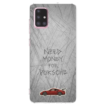 Picasee silikonowe przeźroczyste etui na Samsung Galaxy A71 A715F - Garage Scratch