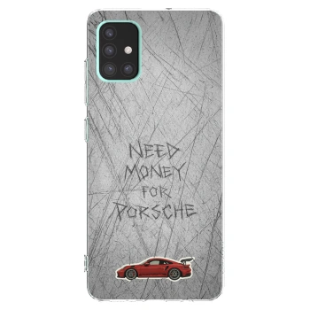 Picasee silikonowe przeźroczyste etui na Samsung Galaxy A51 A515F - Garage Scratch