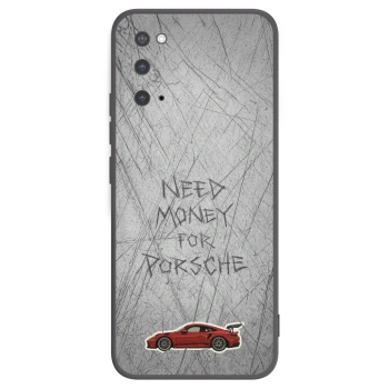 Picasee silikonowe czarne etui na Samsung Galaxy S20 G980F - Garage Scratch