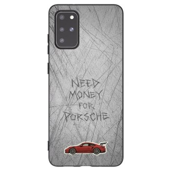 Picasee silikonowe czarne etui na Samsung Galaxy S20+ G985F - Garage Scratch