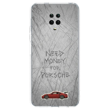 Picasee silikonowe przeźroczyste etui na Xiaomi Redmi Note 9 Pro - Garage Scratch