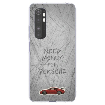 Picasee silikonowe przeźroczyste etui na Xiaomi Mi Note 10 Lite - Garage Scratch