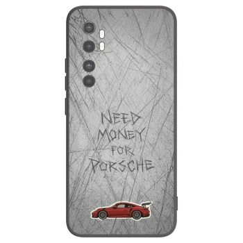 Picasee silikonowe czarne etui na Xiaomi Mi Note 10 Lite - Garage Scratch