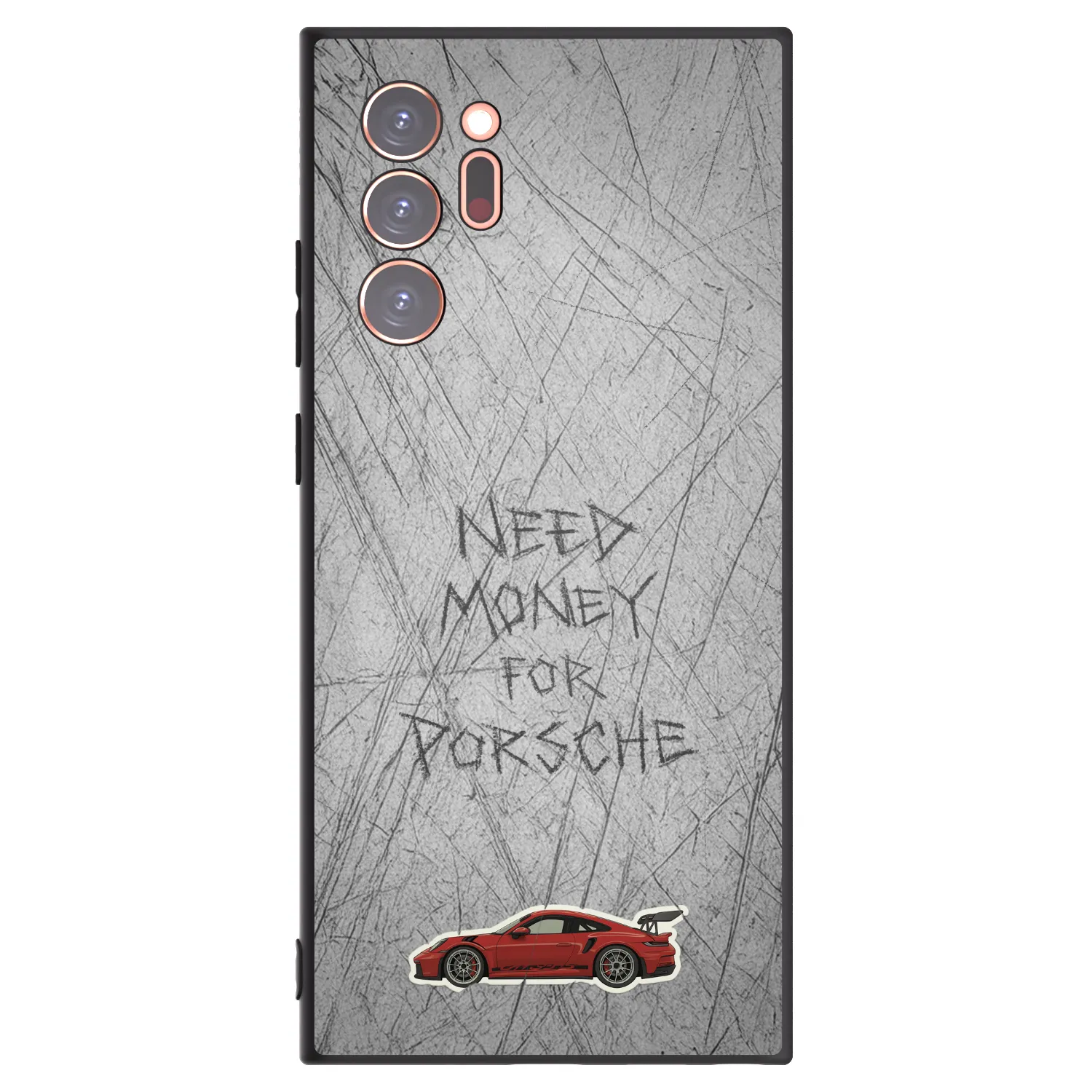 Picasee silikonowe czarne etui na Samsung Galaxy Note 20 Ultra - Garage Scratch
