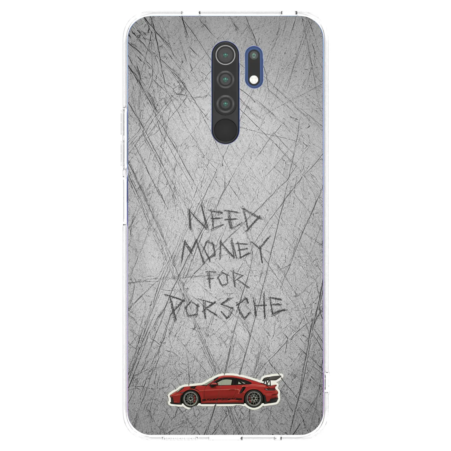 Picasee silikonowe przeźroczyste etui na Xiaomi Redmi 9 - Garage Scratch