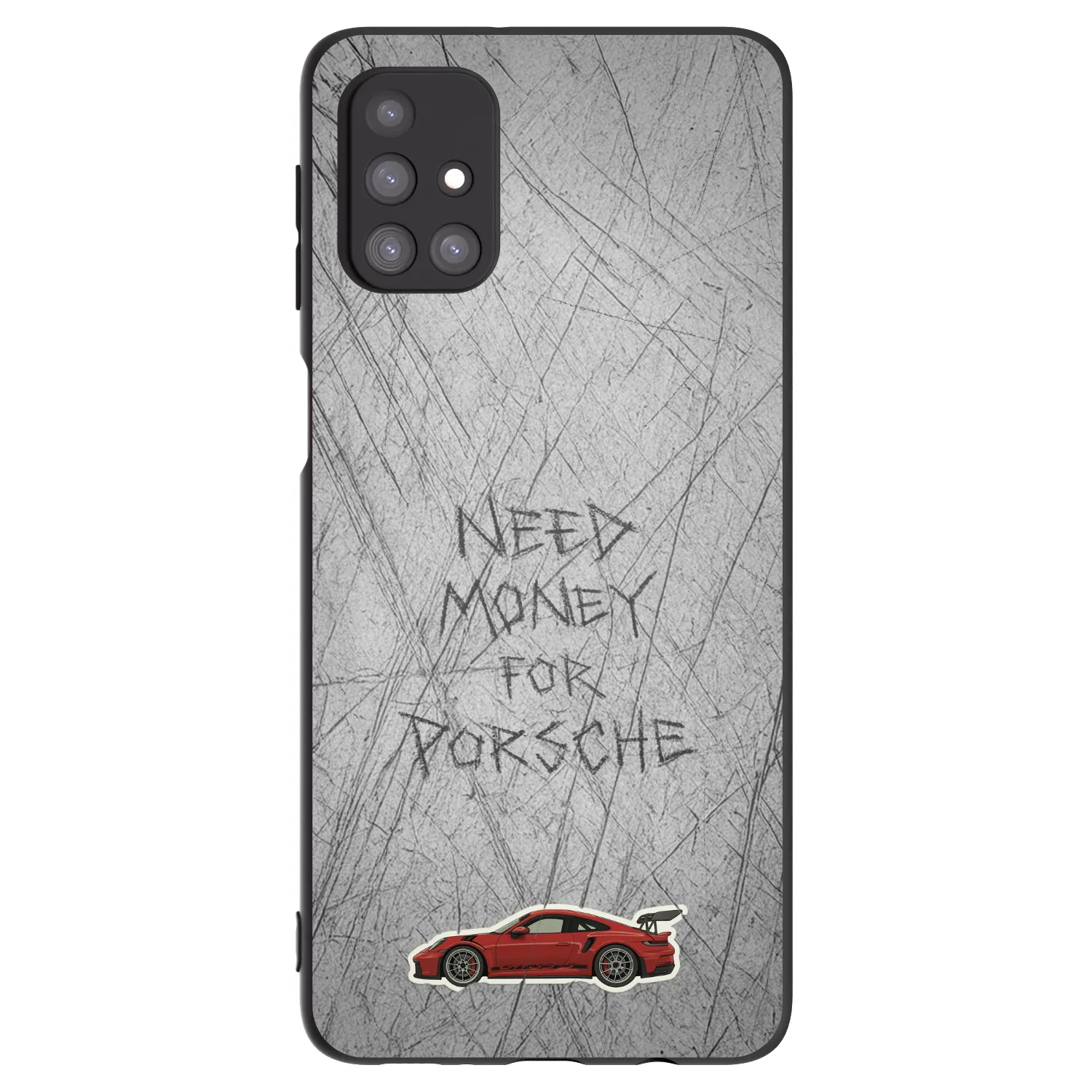 Picasee silikonowe czarne etui na Samsung Galaxy M31s - Garage Scratch