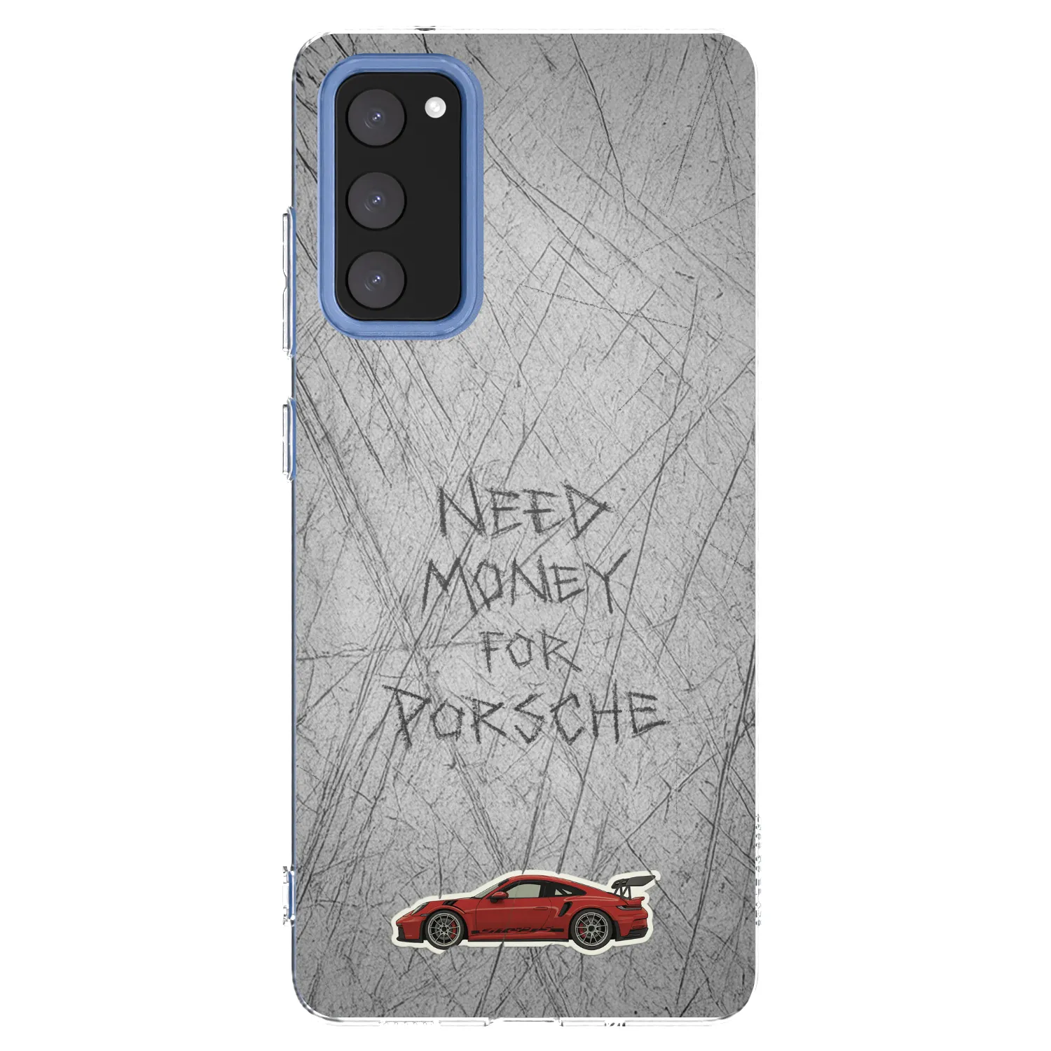 Picasee silikonowe przeźroczyste etui na Samsung Galaxy S20 FE - Garage Scratch
