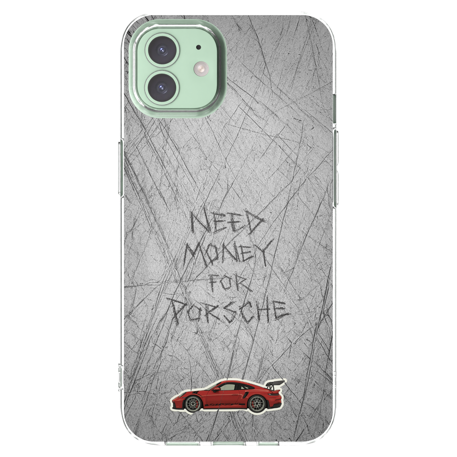 Picasee silikonowe przeźroczyste etui na Apple iPhone 12 - Garage Scratch