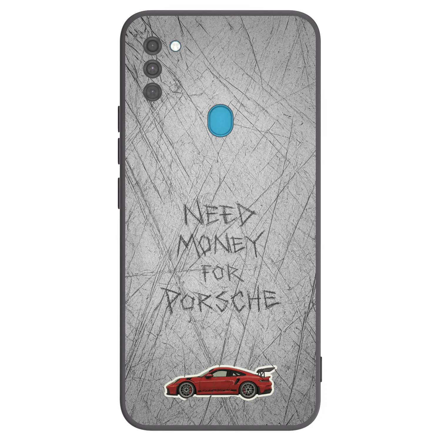 Picasee silikonowe czarne etui na Samsung Galaxy M11 - Garage Scratch