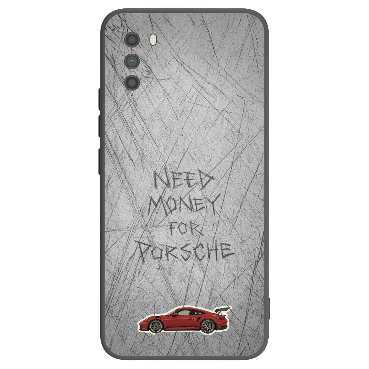 Picasee silikonowe czarne etui na Xiaomi Poco M3 - Garage Scratch