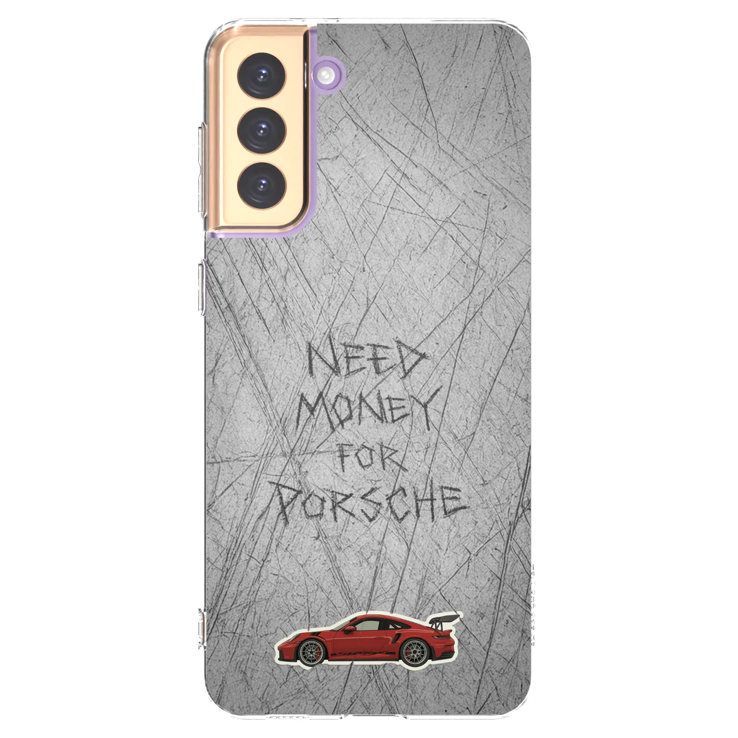 Picasee silikonowe przeźroczyste etui na Samsung Galaxy S21+ 5G G996F - Garage Scratch