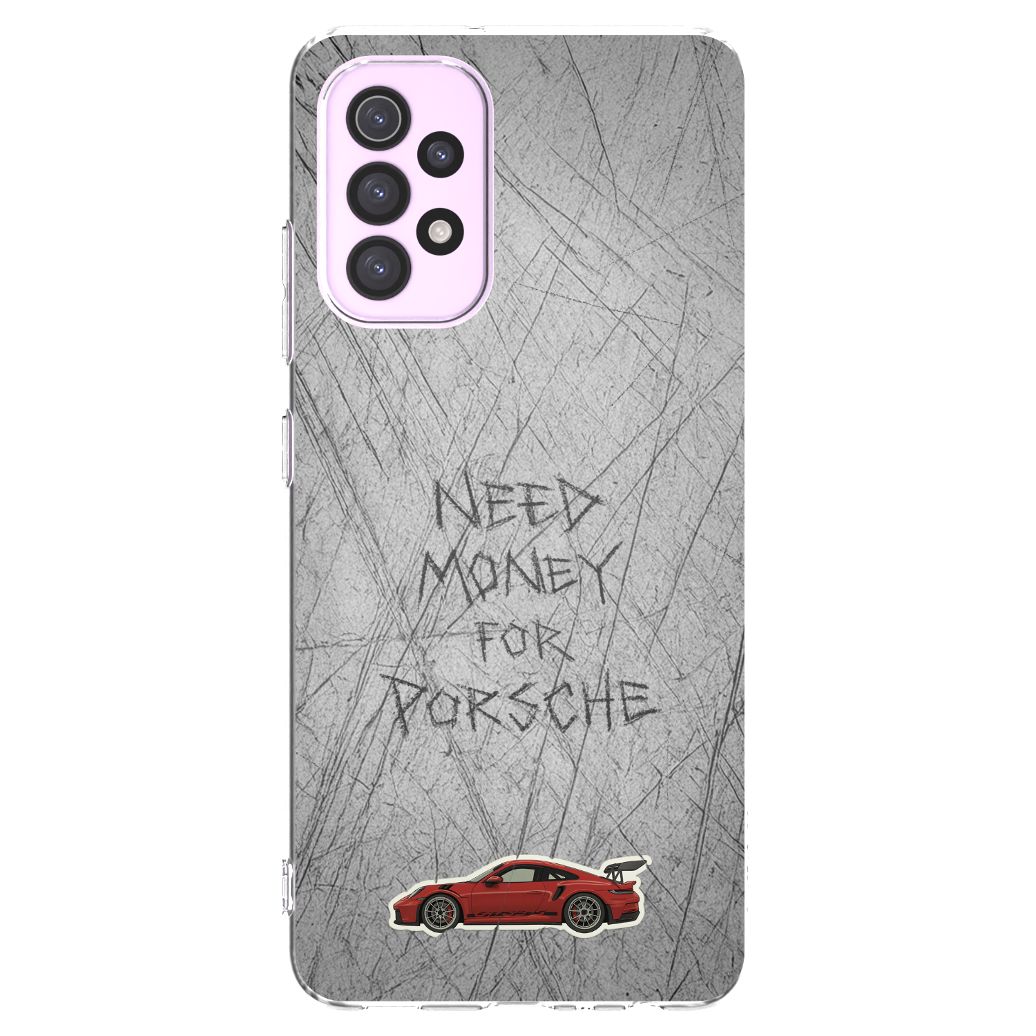 Picasee silikonowe przeźroczyste etui na Samsung Galaxy A32 5G A326B - Garage Scratch