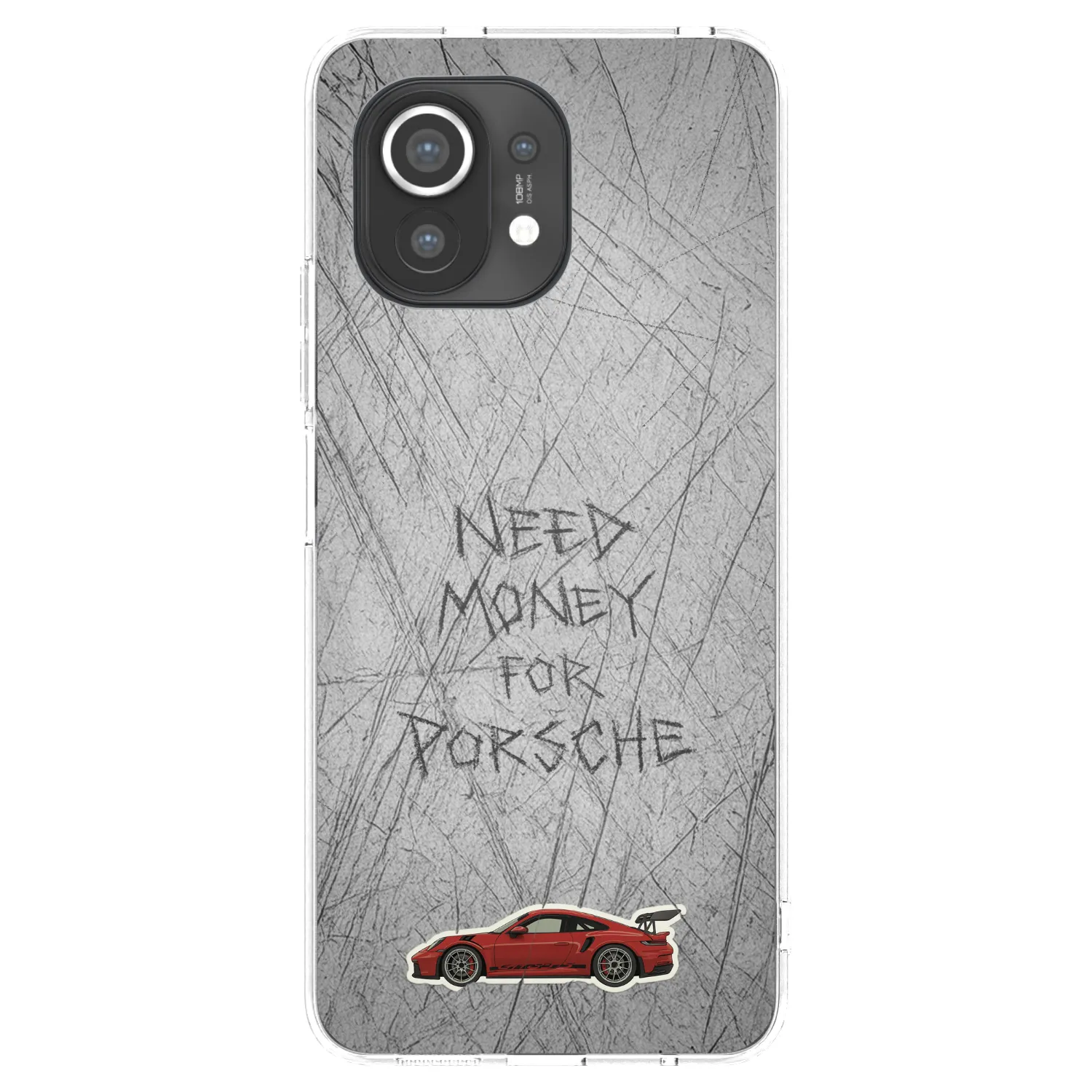 Picasee silikonowe przeźroczyste etui na Xiaomi Mi 11 - Garage Scratch