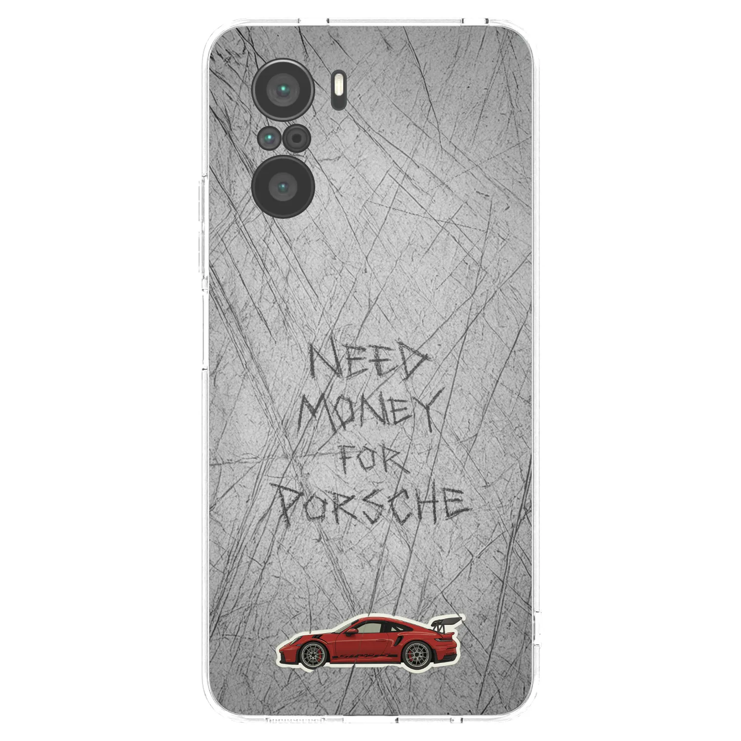 Picasee silikonowe przeźroczyste etui na Xiaomi Poco F3 - Garage Scratch