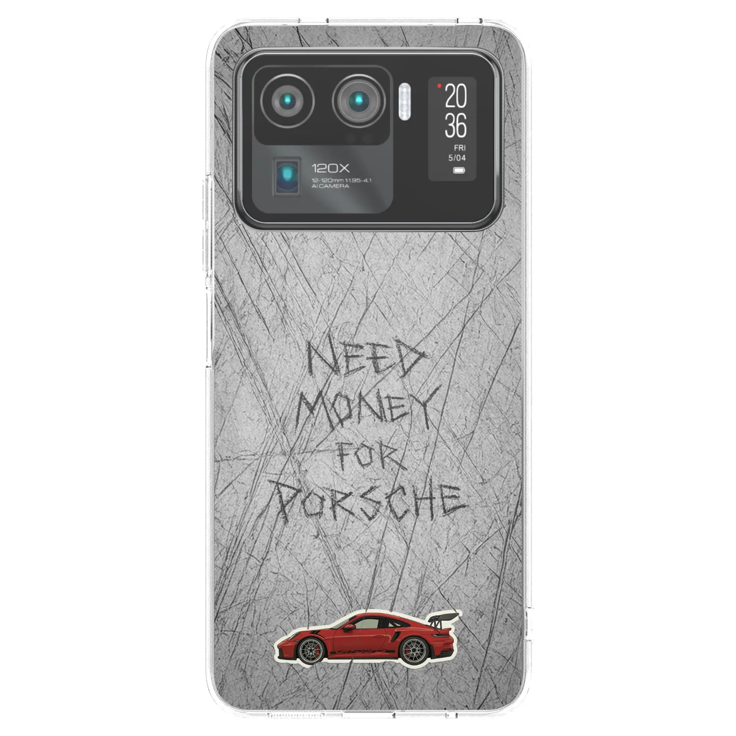 Picasee silikonowe przeźroczyste etui na Xiaomi Mi 11 Ultra - Garage Scratch