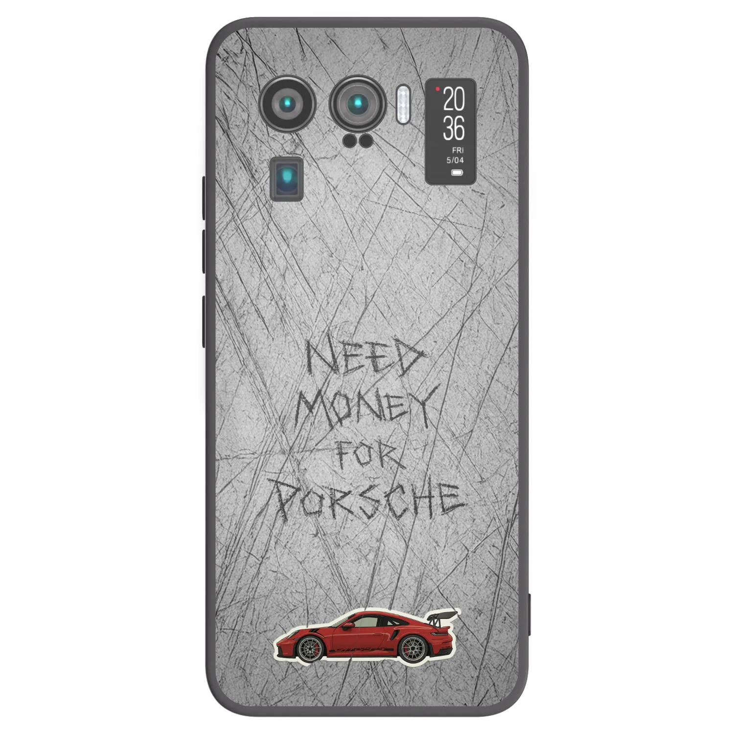 Picasee silikonowe czarne etui na Xiaomi Mi 11 Ultra - Garage Scratch