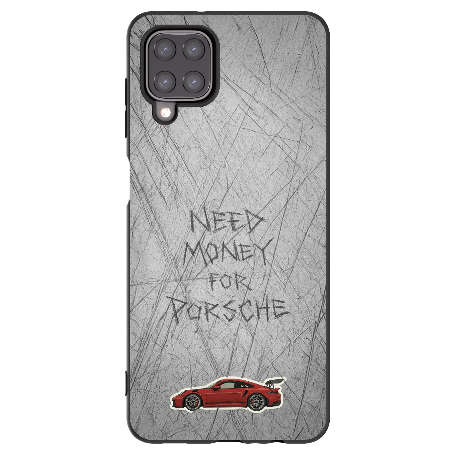 Picasee silikonowe czarne etui na Samsung Galaxy M12 M127F - Garage Scratch