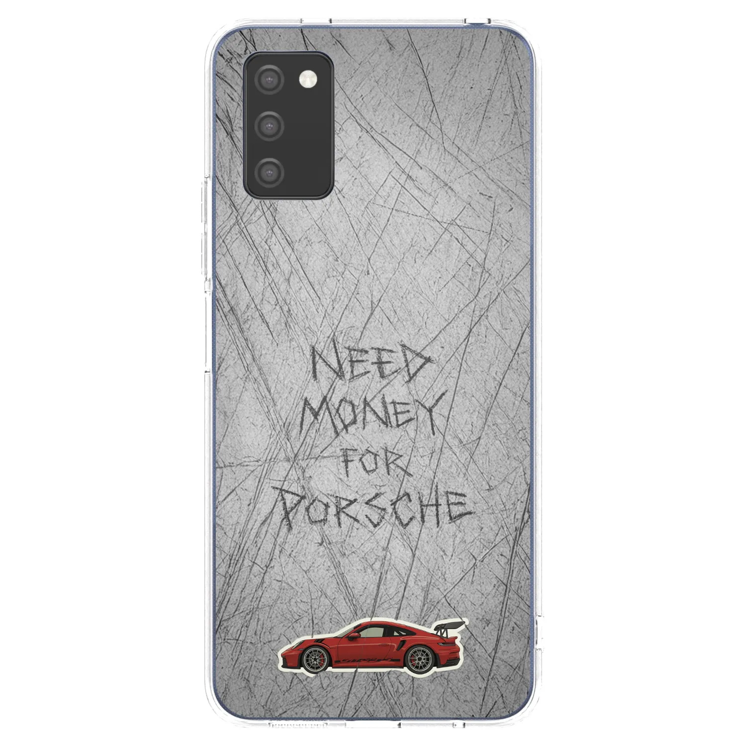 Picasee silikonowe przeźroczyste etui na Samsung Galaxy A02s A025G - Garage Scratch