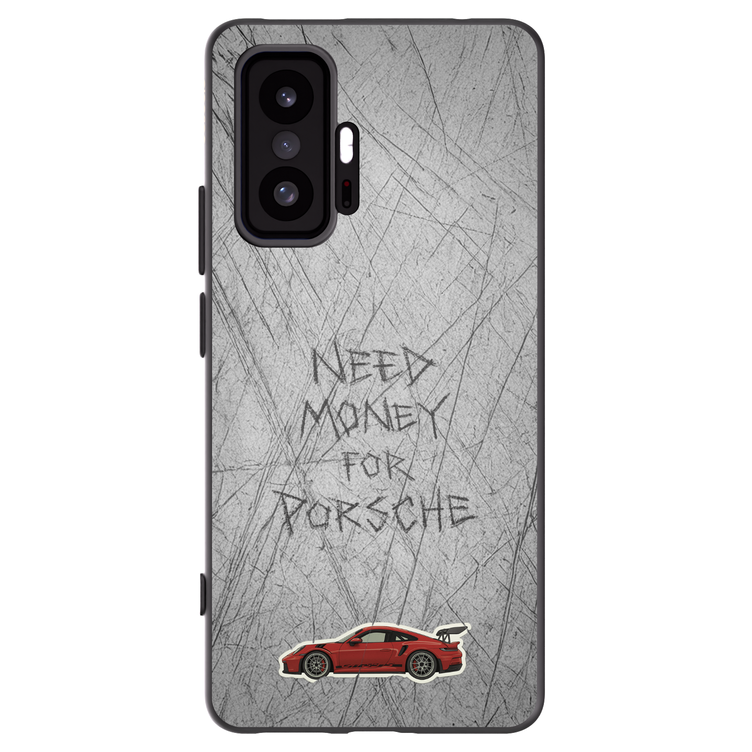Picasee silikonowe czarne etui na Xiaomi 11T - Garage Scratch