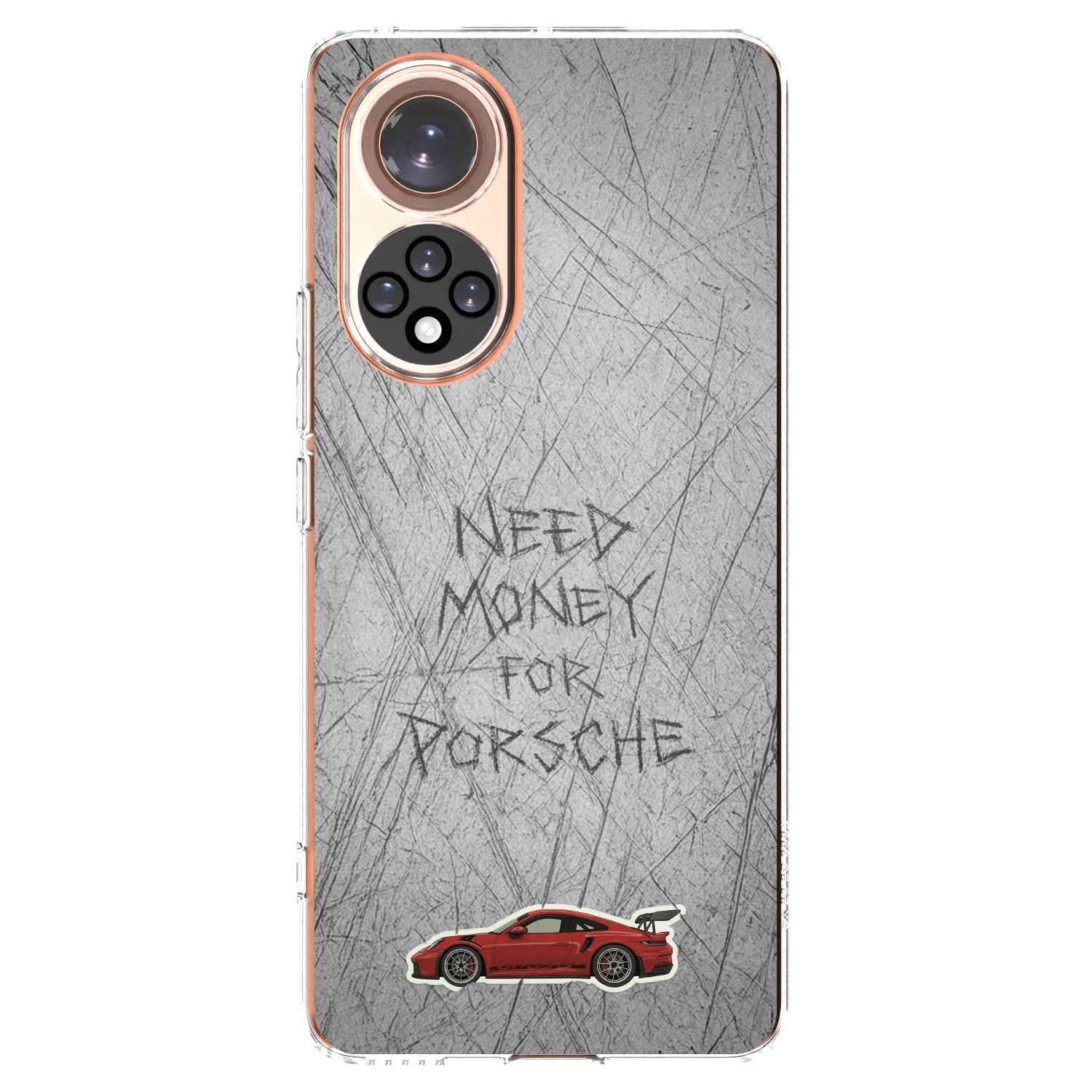 Picasee silikonowe przeźroczyste etui na Honor 50 5G - Garage Scratch