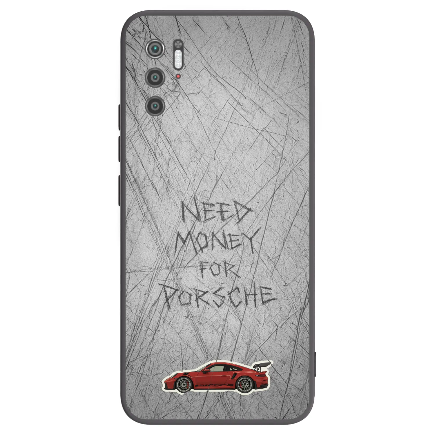 Picasee silikonowe czarne etui na Xiaomi Poco M3 Pro 5G - Garage Scratch