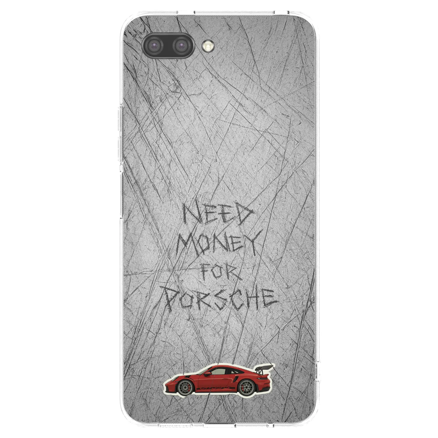 Picasee silikonowe przeźroczyste etui na Honor 10 - Garage Scratch