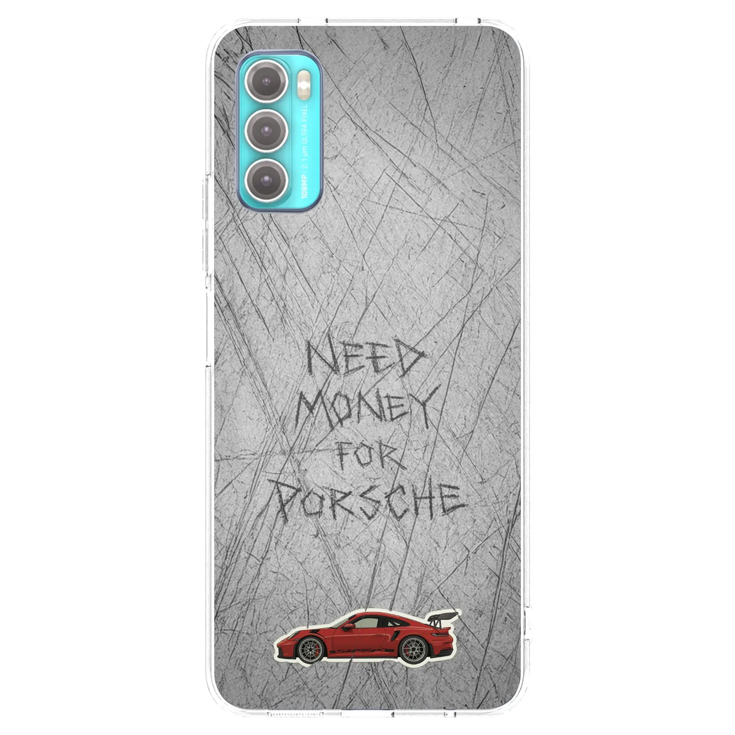 Picasee silikonowe przeźroczyste etui na Motorola Moto G60 - Garage Scratch