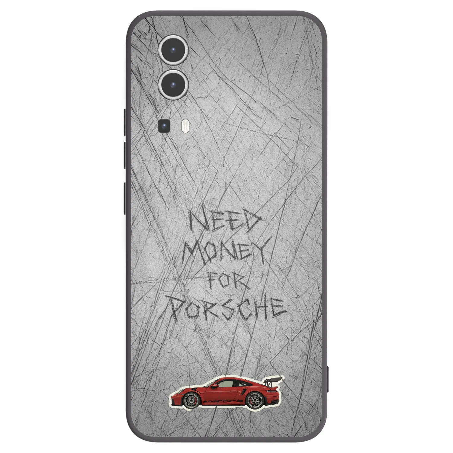 Picasee silikonowe czarne etui na Vivo Y72 5G - Garage Scratch