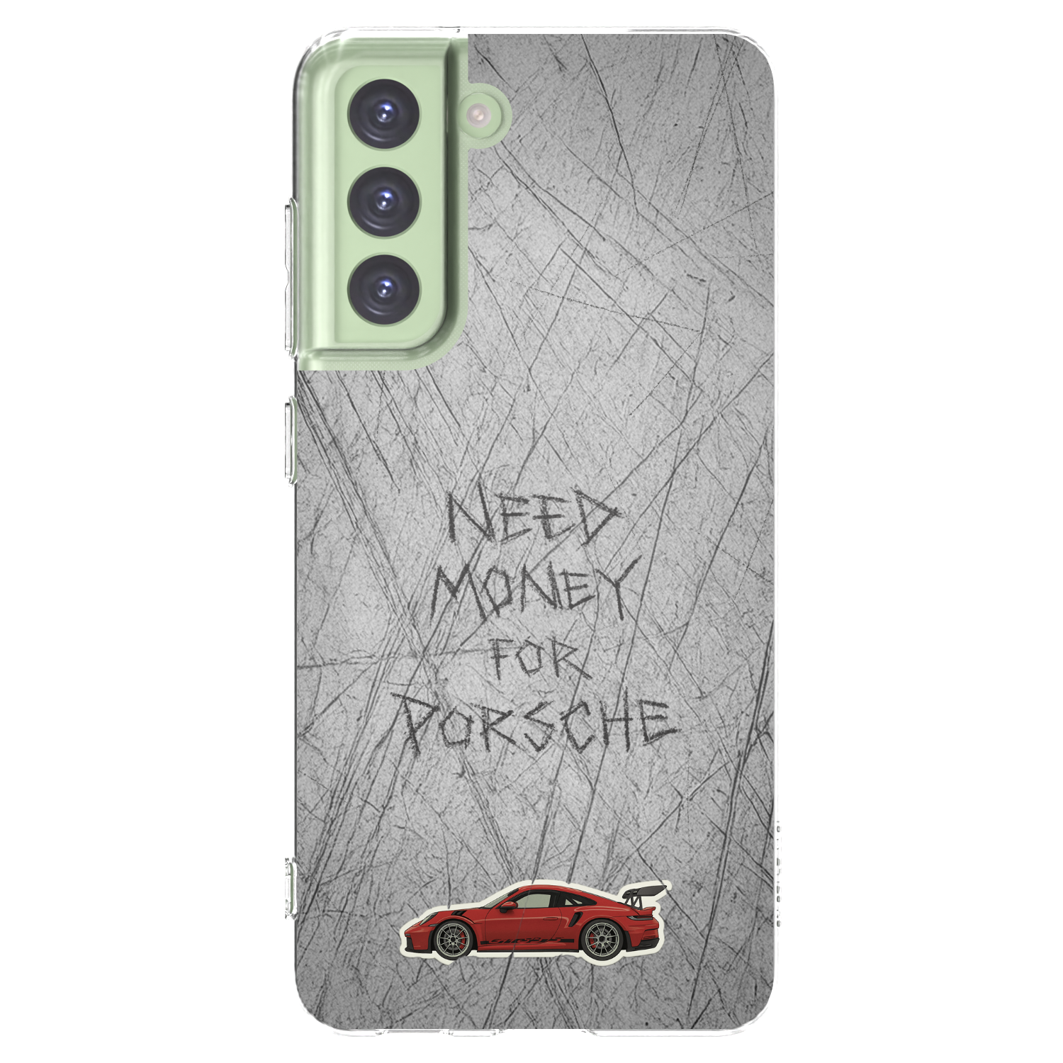 Picasee silikonowe przeźroczyste etui na Samsung Galaxy S21 FE 5G - Garage Scratch