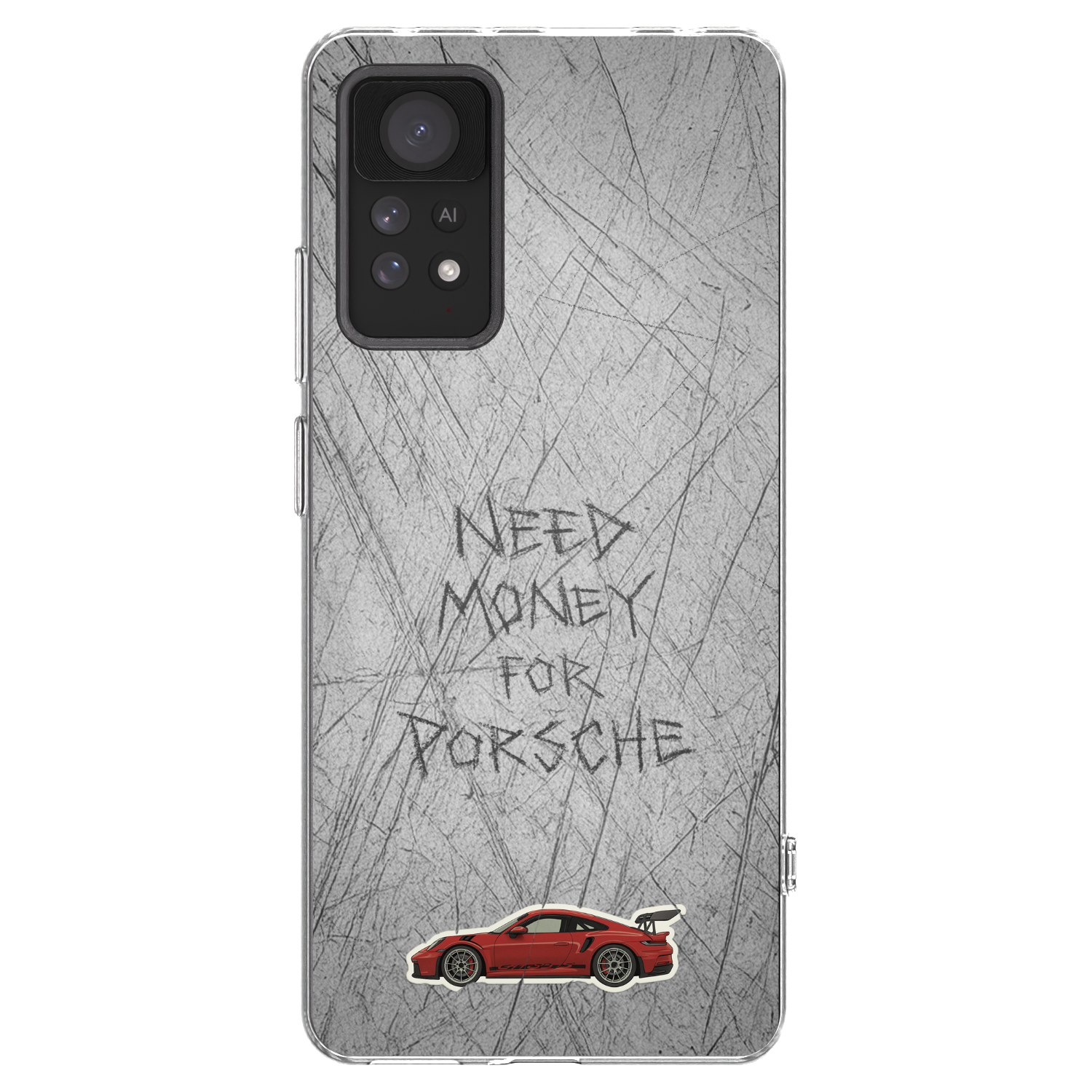 Picasee silikonowe przeźroczyste etui na Xiaomi Redmi Note 11 Pro 5G - Garage Scratch
