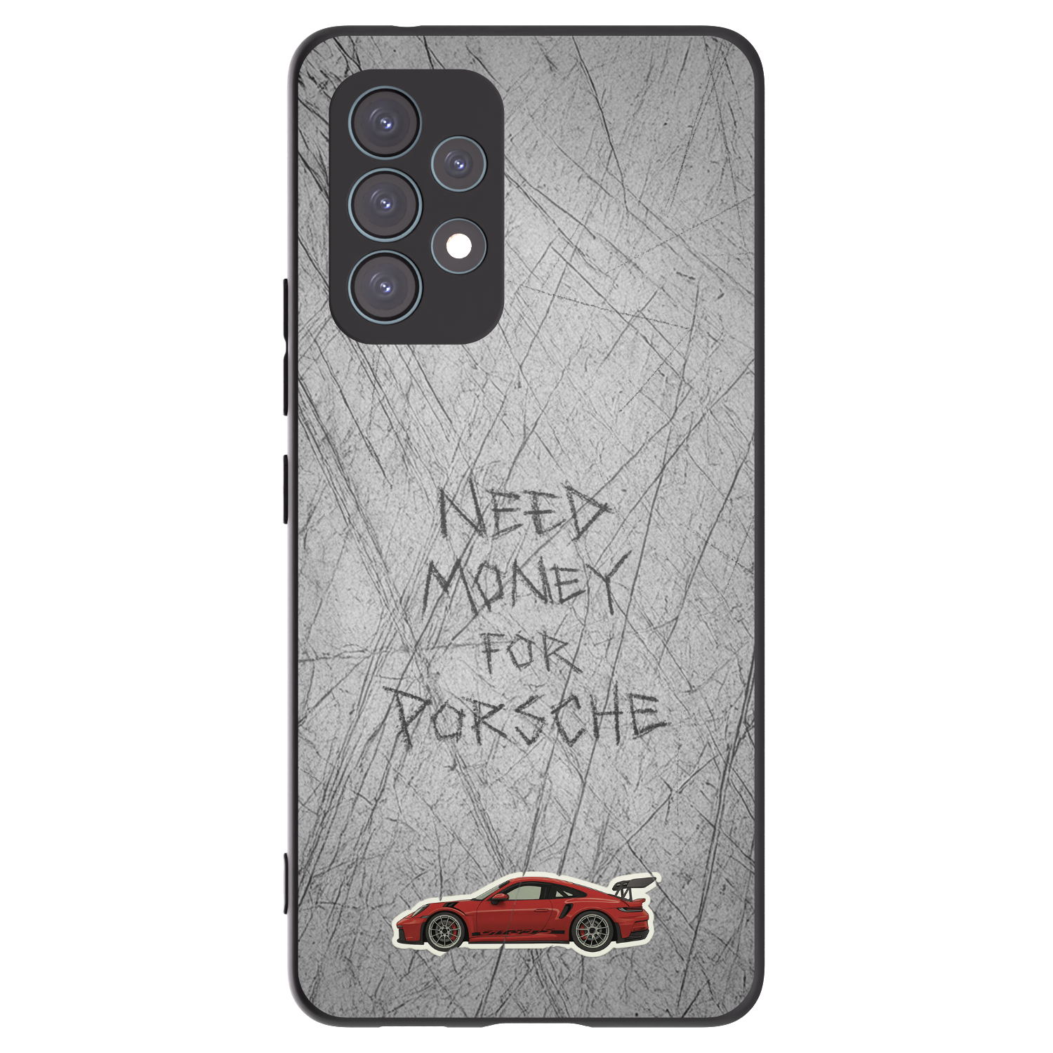 Picasee silikonowe czarne etui na Samsung Galaxy A53 5G A536 - Garage Scratch