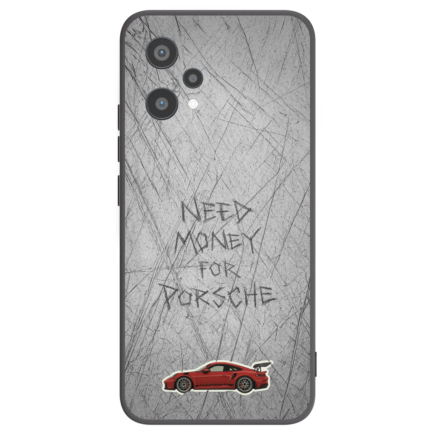 Picasee silikonowe czarne etui na Realme 9 Pro 5G - Garage Scratch