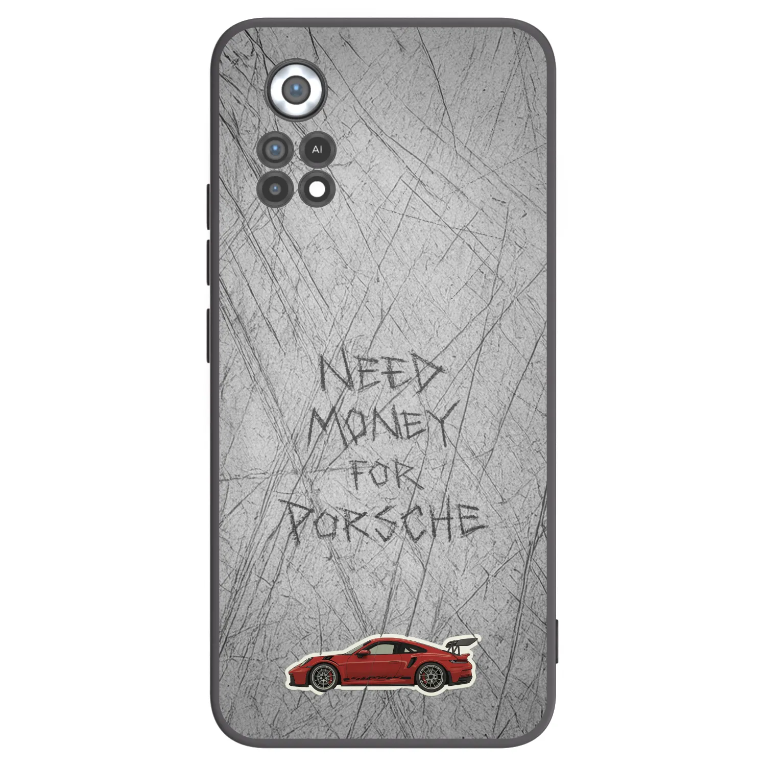 Picasee silikonowe czarne etui na Xiaomi Poco X4 Pro 5G - Garage Scratch