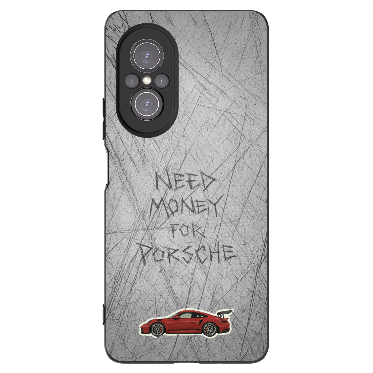 Picasee silikonowe czarne etui na Huawei Nova 9 SE - Garage Scratch