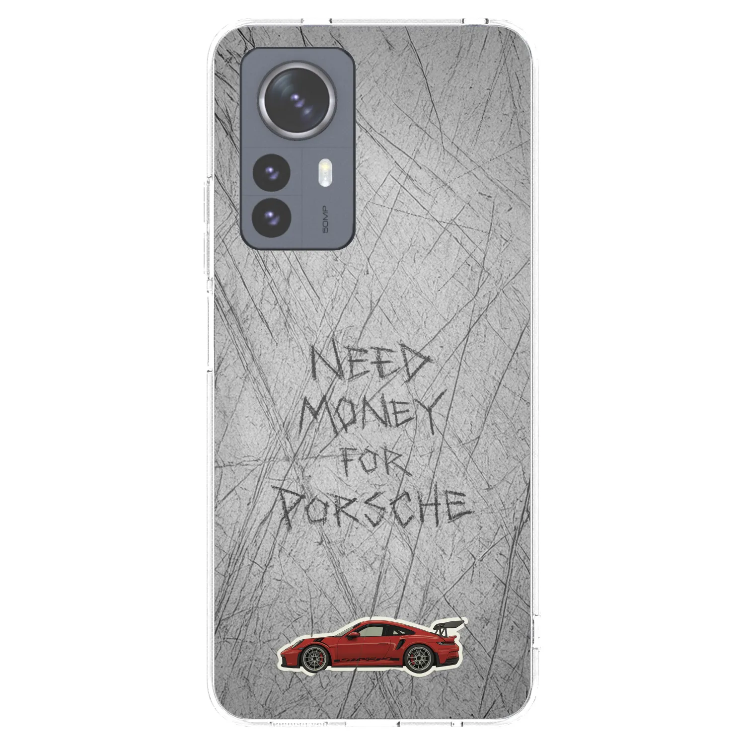 Picasee silikonowe przeźroczyste etui na Xiaomi 12 Pro - Garage Scratch