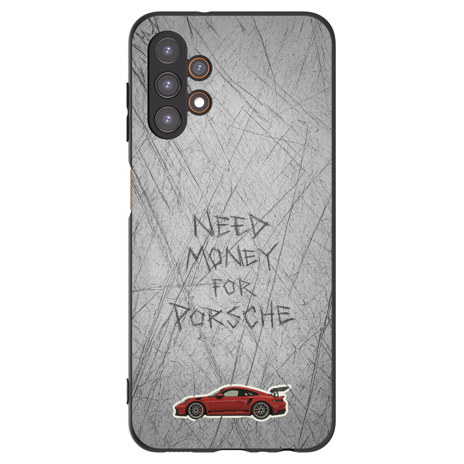 Picasee silikonowe czarne etui na Samsung Galaxy A13 4G A135 - Garage Scratch