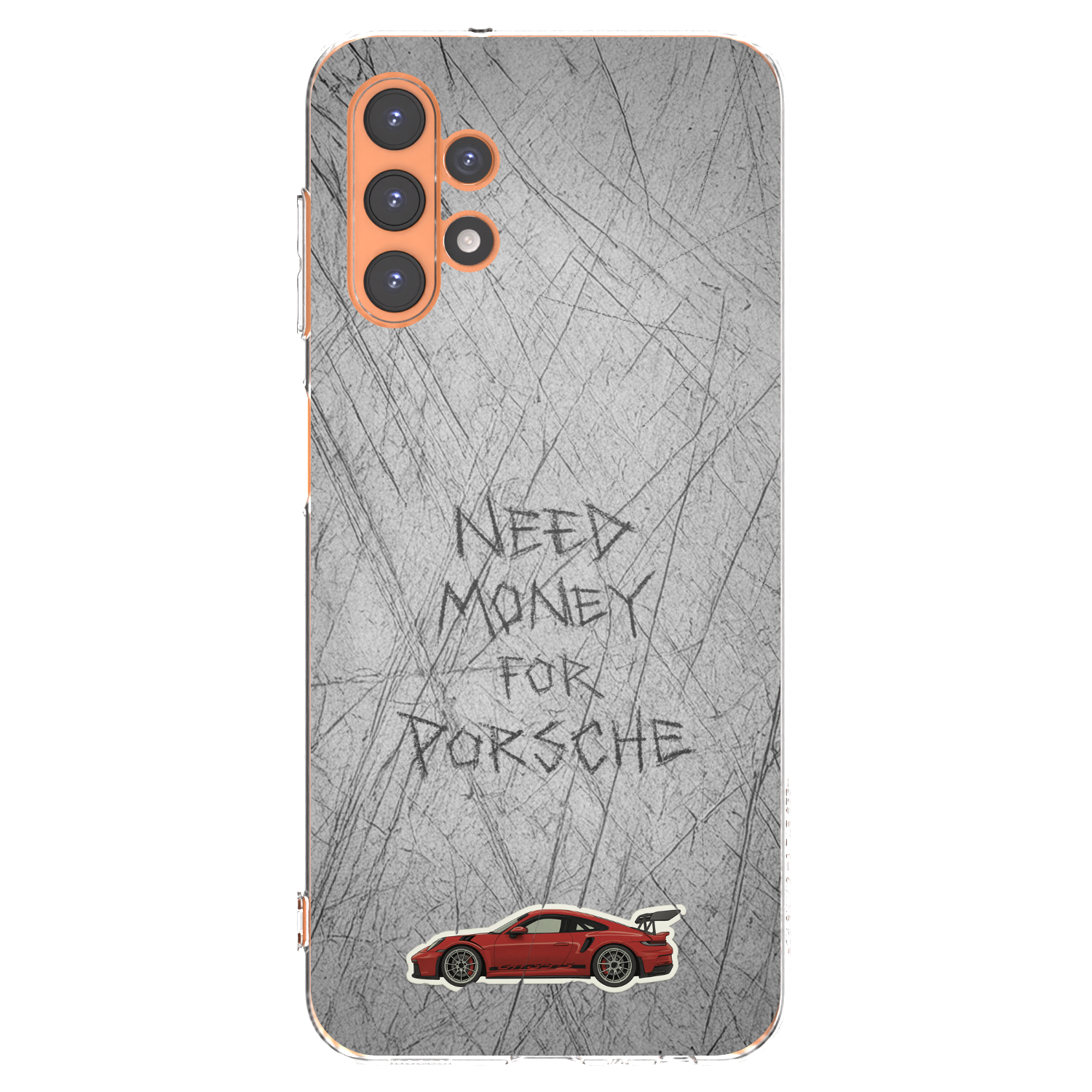 Picasee silikonowe przeźroczyste etui na Samsung Galaxy A13 4G A135 - Garage Scratch