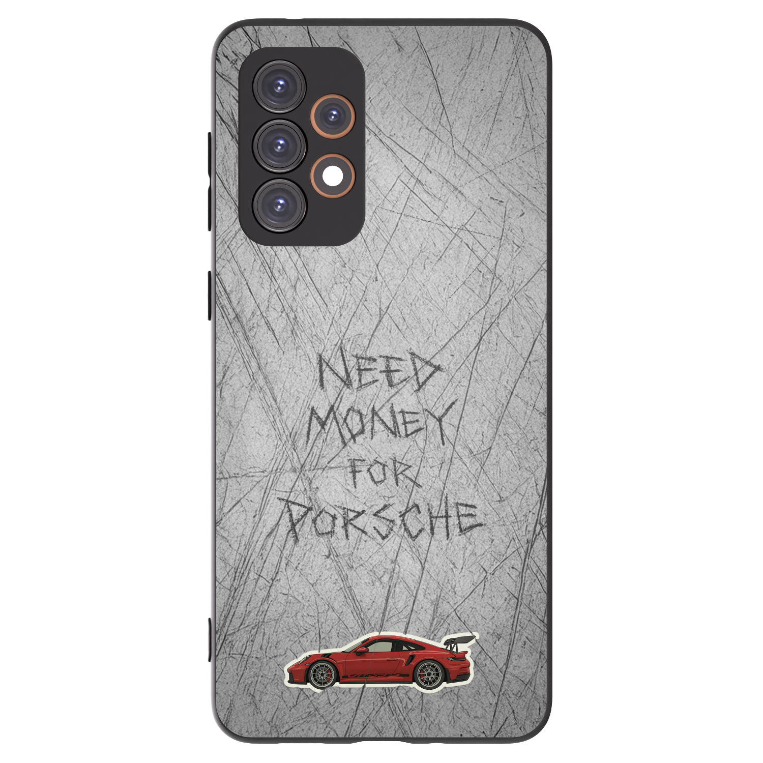 Picasee silikonowe czarne etui na Samsung Galaxy A33 5G A336 - Garage Scratch