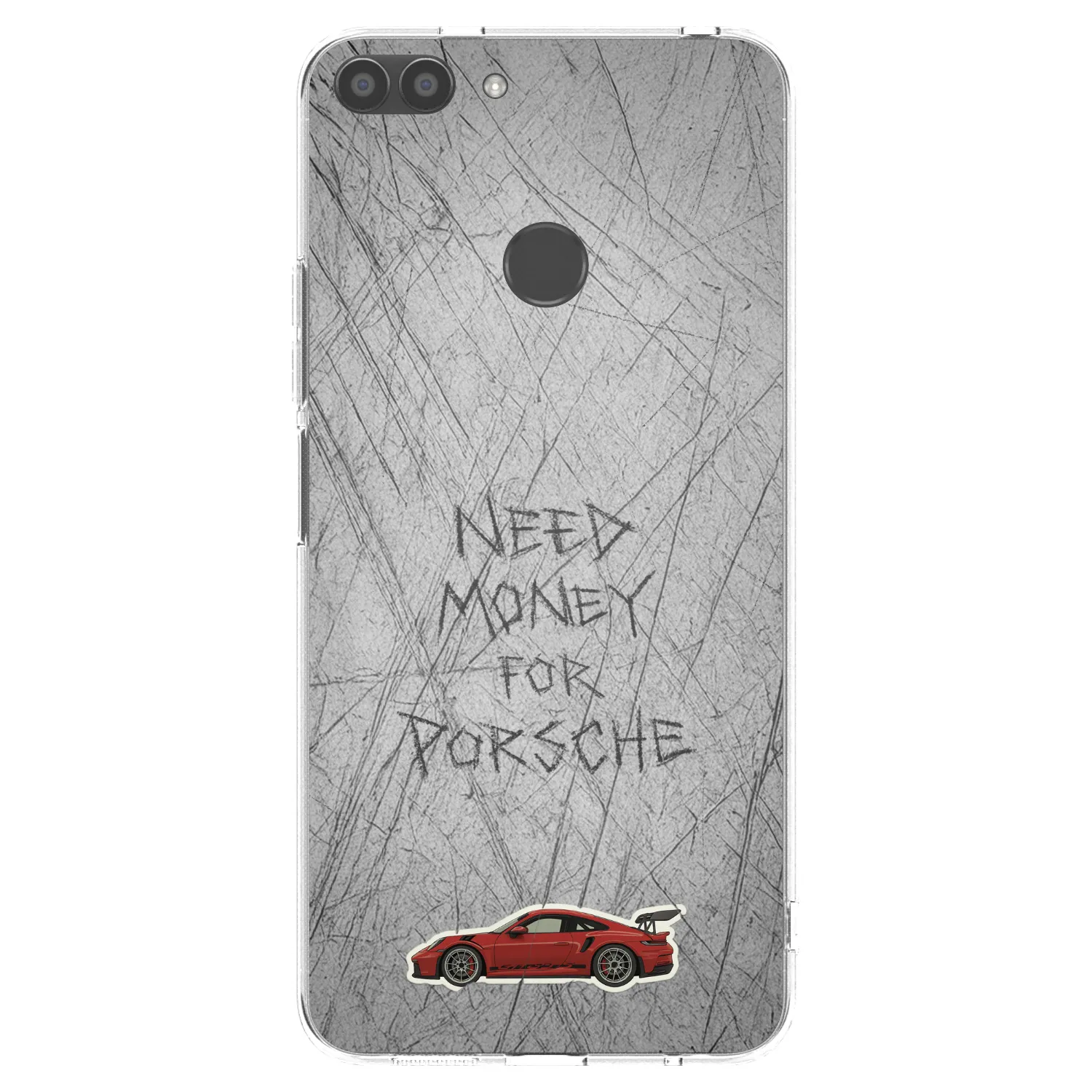 Picasee silikonowe przeźroczyste etui na Huawei P Smart - Garage Scratch